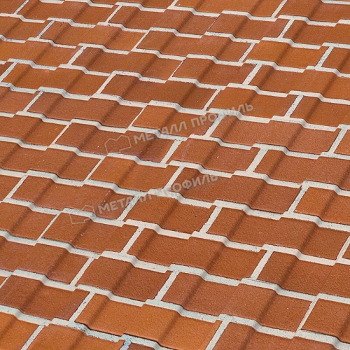 Профнастил С-8x1150-A (ECOSTEEL-01-Кирпич-0,5)