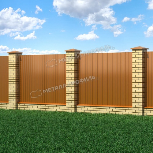 Профнастил С-8x1150-B (AGNETA_Д-03-Copper-0,5)