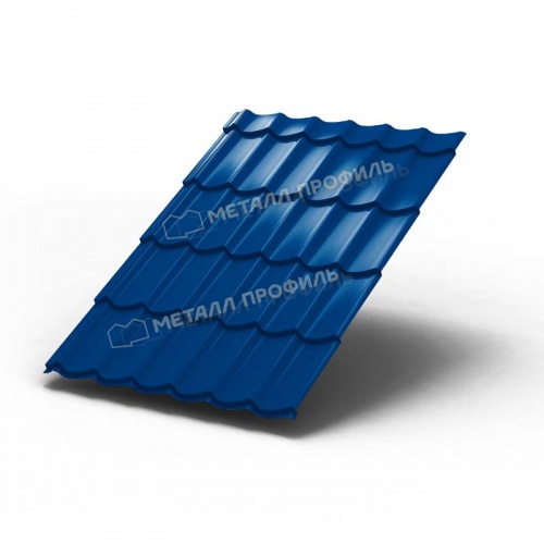 Металлочерепица МП Ламонтерра-XL 0.45 RAL5005 Синий насыщенный