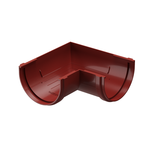 Угловой элемент желоба 90° универсальный Docke STANDARD Красный