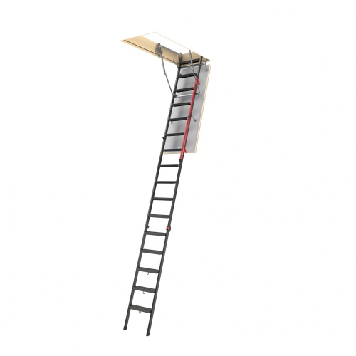 Металлическая лестница для высоких потолков Fakro LMP 86x144x300-366