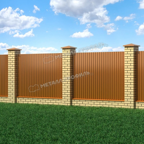 Профнастил С-21x1000-A (AGNETA_Д-03-Copper-0,5)