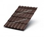 Металлочерепица МП Ламонтерра-XL NormanMP 0.5 RAL8017 Коричневый шоколад