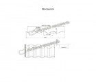 Металлочерепица МП Монтерроса-M (VikingMP E-20-8019-0.5)