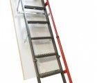 Металлическая лестница для высоких потолков Fakro LMP 60x144x300-366