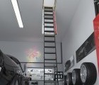 Металлическая лестница для высоких потолков Fakro LMP 86x144x300-366